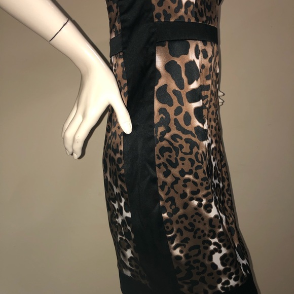 Y2K Jane Norman Satin Leopard Print Dress, - Picture 13 of 15
